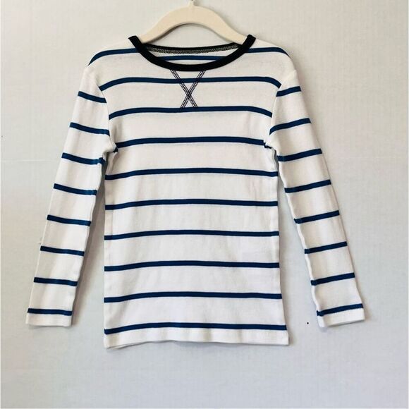 H&M Long Sleeve Striped Tee Boys Size 4-5Y EUC - Picture 1 of 4